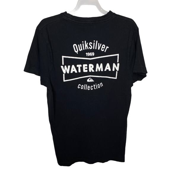 Quicksilver 1969 Waterman Collection Black T-Shirt Size Small - Picture 3 of 5